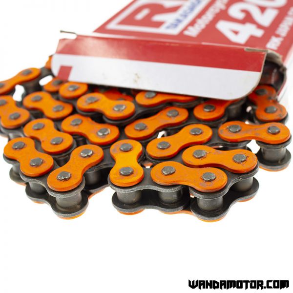 Chain RK 420SB-140 orange-2